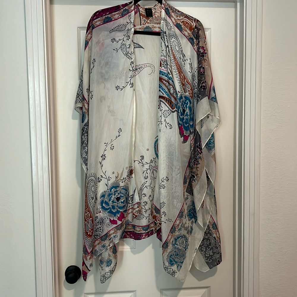 Raj silk kimono